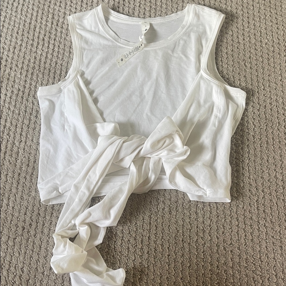 lululemon athletica White Tank Top